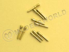 Нагель точеный 8 мм, латунь, 10 шт