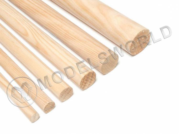 Круглая заготовка, бальза. Диаметр 5 мм, длина 914 мм (1 шт) - фото 1