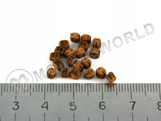 Блок двушкивный 3.5 мм, груша, 10 шт