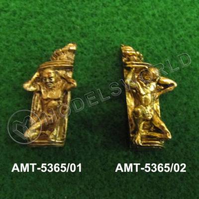 Декоративный элемент, атлант, 30 мм, металл 1 шт