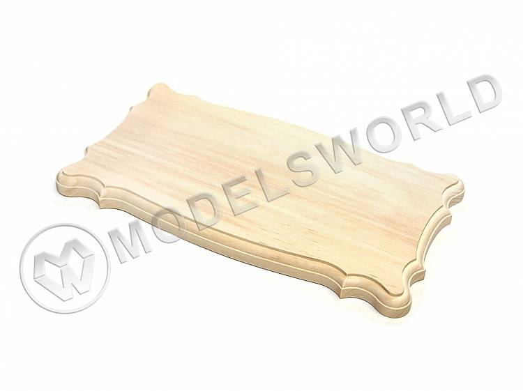 Основание фигурное 350х190 мм, липа - фото 1