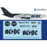 Декаль самолет Ил-86 AC/DС Black Ice. Масштаб 1:144
