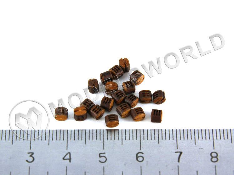 Блок трехшкивный 3.5 мм, груша, 10 шт Блок трехшкивный 3.5 мм, груша, 10 шт - фото 1