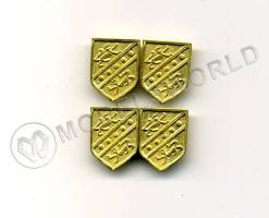 Декоративный элемент, щит, 17Х13 мм, металл 1 шт.