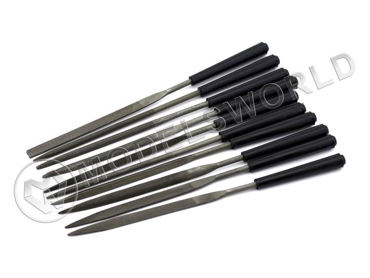 Набор надфилей с ручками JAS, 10 шт - фото 1