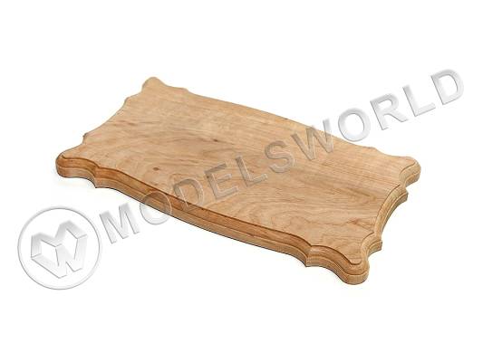 Основание фигурное 350х190 мм, ольха