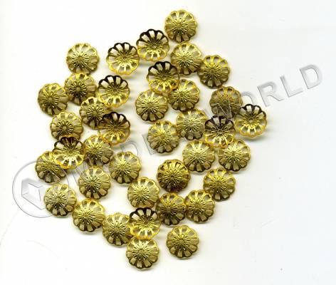 Декоративный элемент, 10 мм, металл, 1 шт.