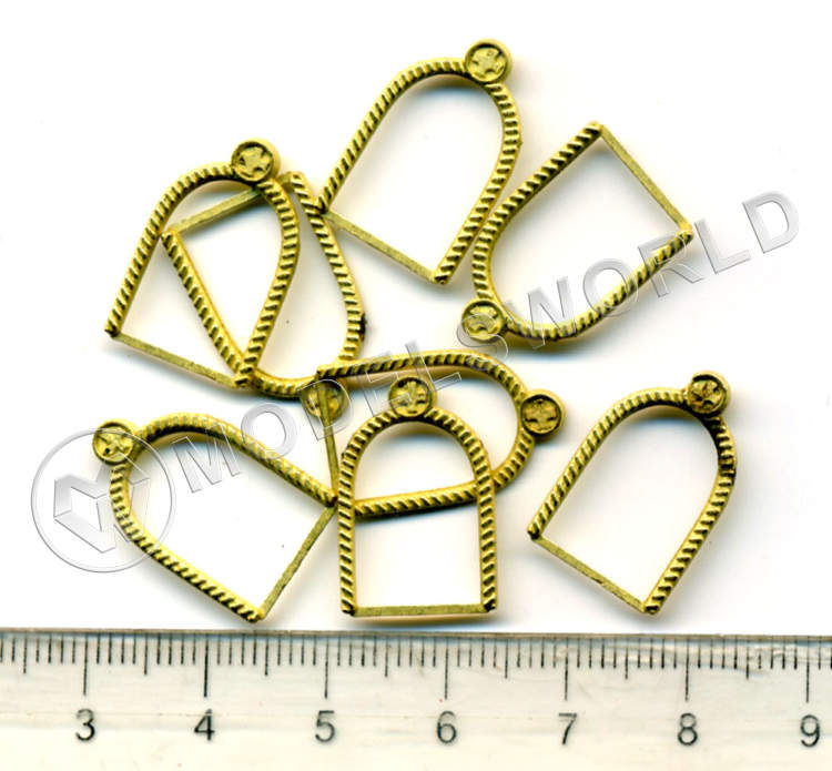 Декоративный элемент, дверь, 20 мм, металл 1 шт. - фото 1