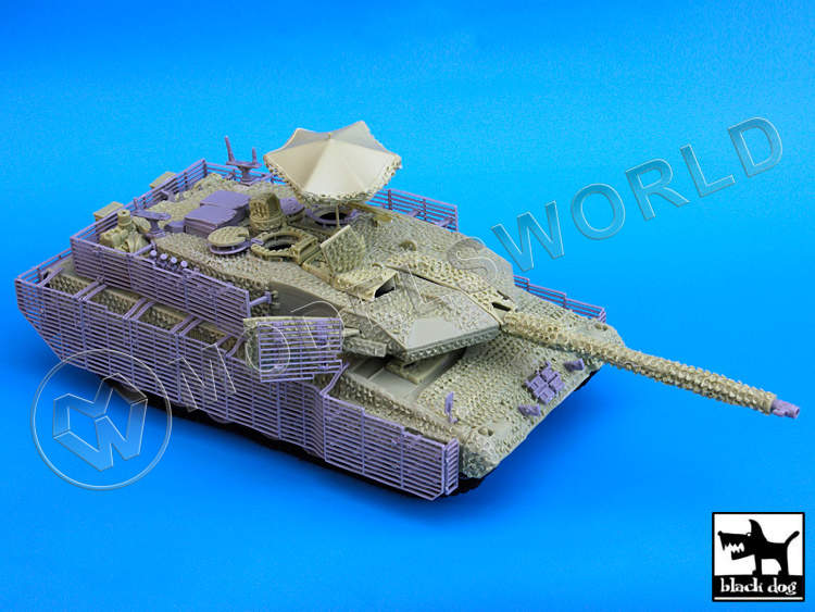 Дополнение для модели Leopard 2A6M Can Barracuda, Trumpeter. Масштаб 1:35 - фото 1