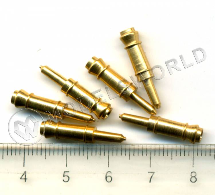 Ствол пушки усеченный, латунь, 20 мм, 1 шт Ствол пушки усеченный, латунь, 20 мм, 10 шт - фото 1