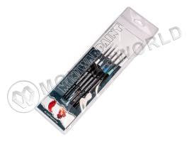 Набор кистей MiniWarPaint "Для масла и пигментов" в пакете, 5 кистей