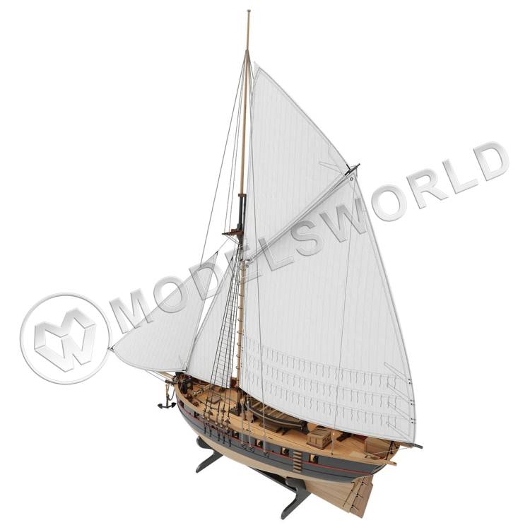 Набор для постройки модели Катер Опыт. Масштаб 1:72 - фото 1