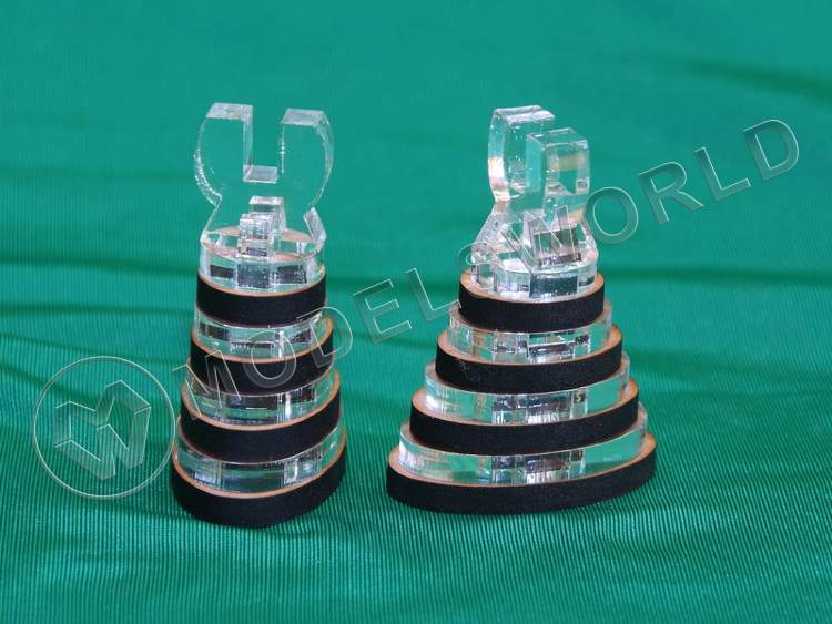 Держатель модели,груша/оргстекло , 49мм, 1 шт. - фото 1