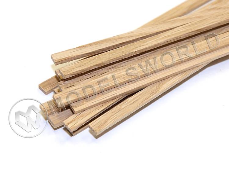 Рейка 0.5х3.0x500 мм, дуб, 1 шт - фото 1