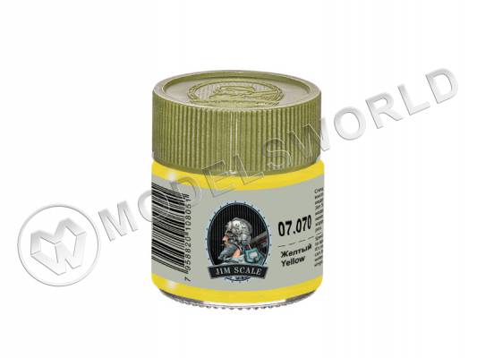 Спиртовая краска Jim Scale Желтый Yellow, 10 мл