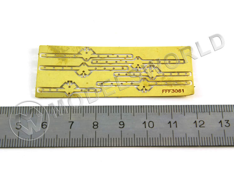 Петли руля 19х1.4 мм латунь 0.3 мм, 3 пары - фото 1