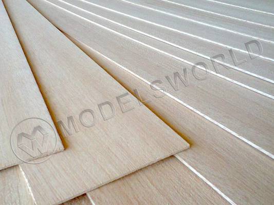 Полоски авиационной фанеры 2.0х40х1500 мм