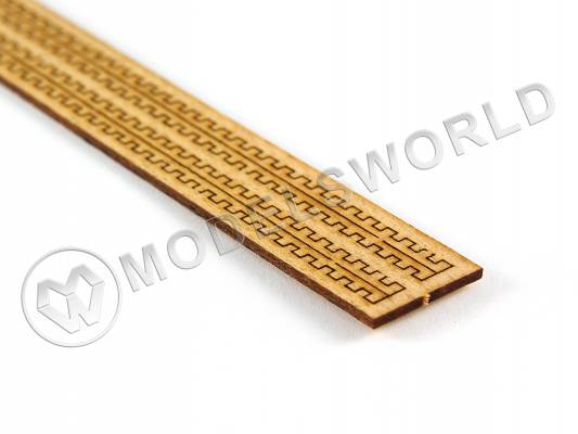 Рейки для решеток, бук, 300х1 мм, 4 шт