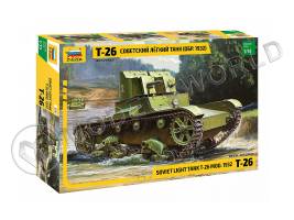 Склеиваемая пластиковая модель Советский легкий танк Т-26 (обр. 1932 г.). Масштаб 1:35