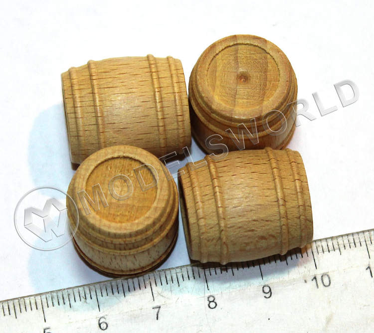 Бочка, самшит, 22х20 мм, 1 шт - фото 1