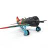Готовая модель Советский истребитель И-16 ВВС Испании "Supermoska" в мастабе 1:48