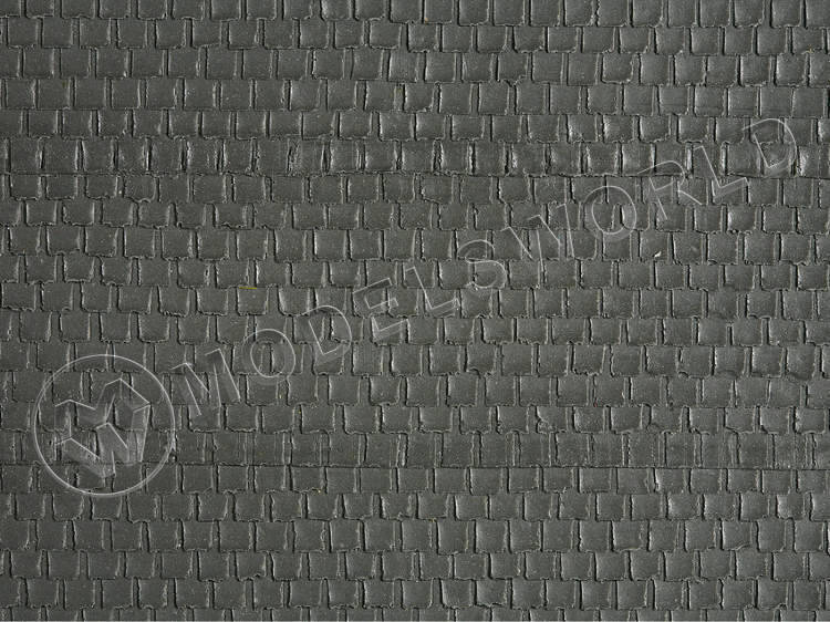 3D  рубироид, серый, 30х12 см - фото 1