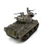 Готовая модель Американский средний танк M4A2 на службе РККА с десантником в масштабе 1:35