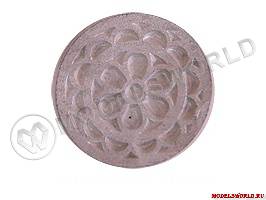 Окно круглое с узором 17 мм, 3 шт.