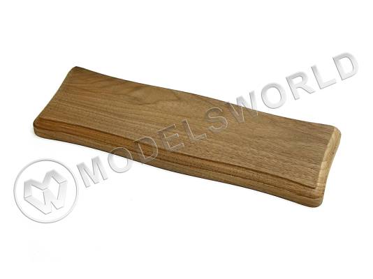 Основание фигурное 300х100 мм, орех