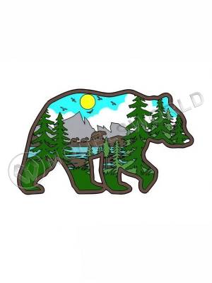 Многослойные картины из картона в ассортименте