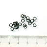 Кольцо, черненая латунь, 4 мм, 30 шт