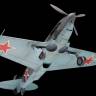 Склеиваемая пластиковая модель Советский истребитель ЛаГГ-3 (66 серии). Масштаб 1:48
