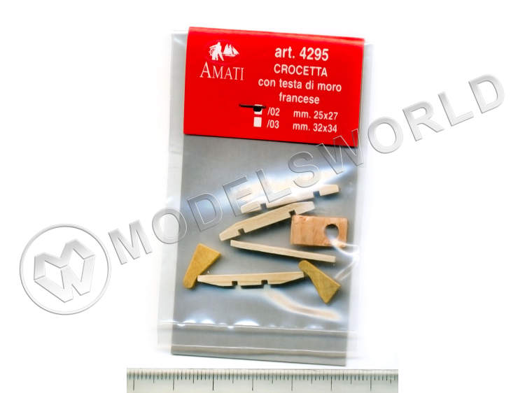 Эзельгофт французского типа и салинг 25х27 мм, 1 шт - фото 1