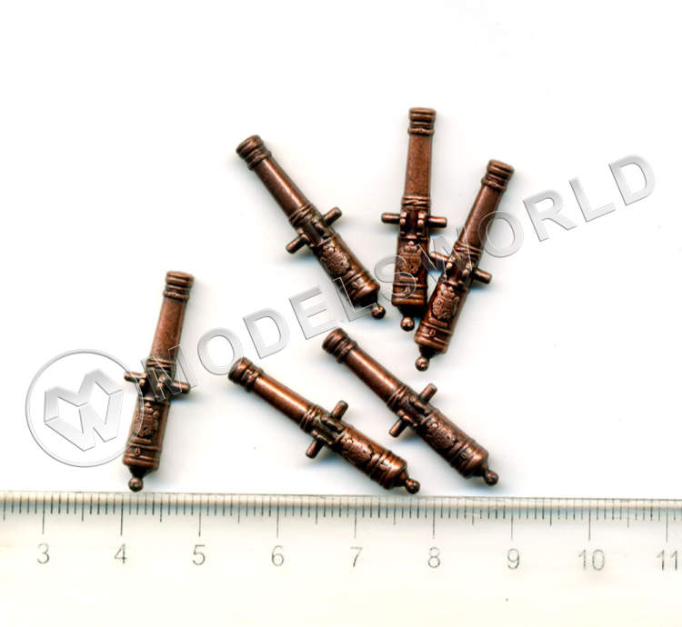 Пушка с декоративным узором, под бронзу, 28 мм, 2 шт Пушка с декоративным узором, под бронзу, 28 мм, 2 шт - фото 1