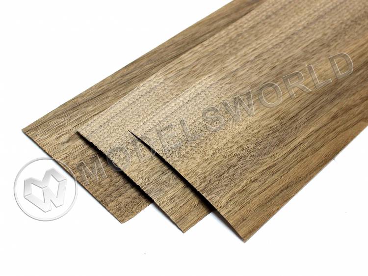 Шпон орех 500х120х0.6 мм - фото 1