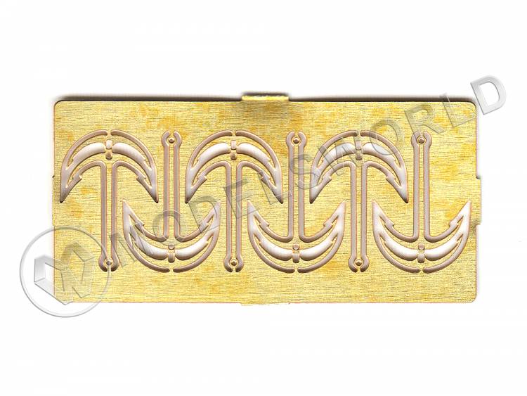 Якорь-кошка, латунь, 12 мм, 6 шт Якорь-кошка, латунь, 12 мм, 6 шт - фото 1