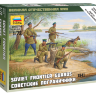 Советские пограничники. Масштаб 1:72