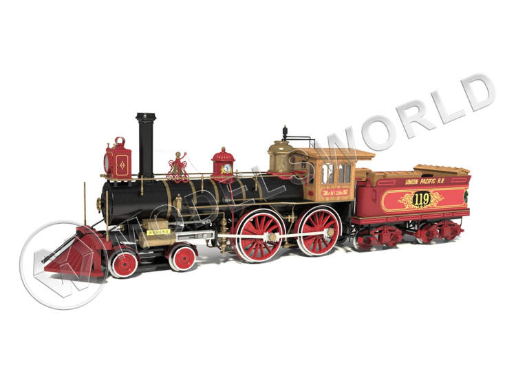 Набор для постройки модели паровоза ROGERS 119. Масштаб 1:32 - фото 1