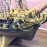 Готовая модель HMS Bellona 74-пушечного корабля британского флота, 1780 г. Масштаб 1:100