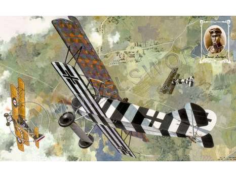 Склеиваемая пластиковая модель Fokker D.VII (Fokker-Built, early). Масштаб 1:48