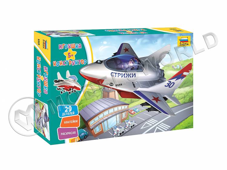 Игрушка конструктор. Самолет Стрижи Игрушка конструктор. Самолет Стрижи - фото 1