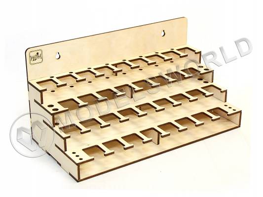 Модуль-органайзер под краску 25 мм. TAMIYA эмаль. Собранный