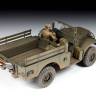 Склеиваемая пластиковая модель Американский армейский автомобиль WC-52 "Три четверти" с лебедкой. Масштаб 1:35