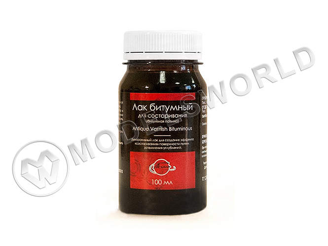 Лак битумный  для состаривания, 100 мл - фото 1