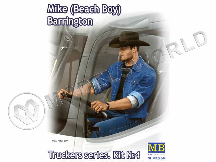 Фигуры, Водитель Трака Майк (Beach Boy) Баррингтон. Масштаб 1:24 - фото 1