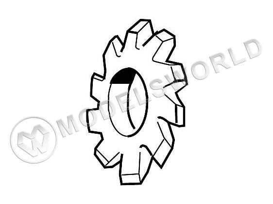 Зуборезная фреза из быстрорежущей стали, 1 шт - фото 1