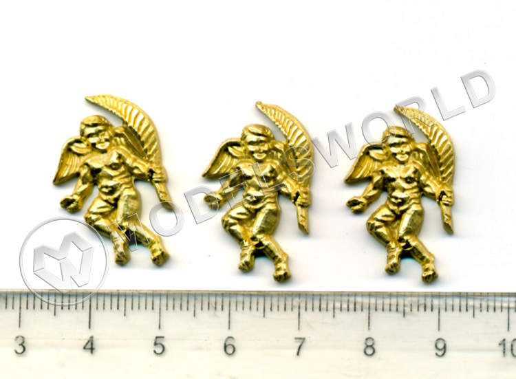 Декоративный элемент, ангел, 22 мм, металл 1 шт. Декоративный элемент, ангел, 22 мм, металл 1 шт. - фото 1