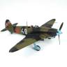 Склеиваемая пластиковая модель Советский истребитель Як-7Б поздний образца 1943. Масштаб 1:48