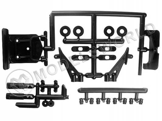Комплект: бампер и стойки заднего антикрыла для модели LASER ZX-5