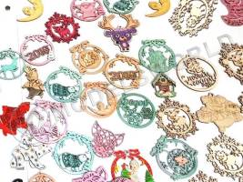 Новогодние игрушки в ассортименте, 1 шт